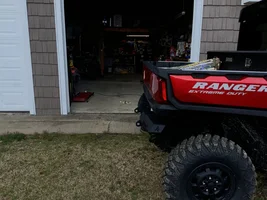Rear brush guard