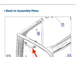Passenger side grab handles.