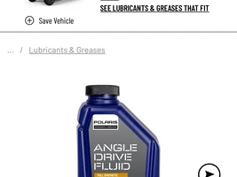 Rear differential fluid