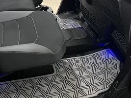 Decked out factory floor mats for the 1500