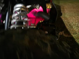 Glowing muffler