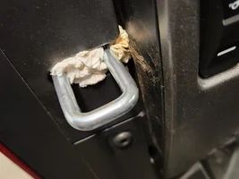 Cold air around door handles